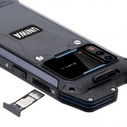 UNIWA smartphone W888, 6.3" HD+, 4/64GB, ηχείο 2W, Atex Zone 2, IP68, μαύρο