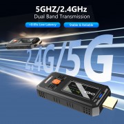 VRRIIS HDMI σύστημα ασύρματης μετάδοσης βίντεο WL087 Mini, 1080p, 2.4/5GHz, έως 350m