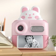 WOWKIDS παιδική φωτογραφική μηχανή K64 με εκτυπωτή, 26MP, 2", ροζ