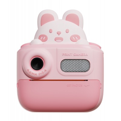 WOWKIDS παιδική φωτογραφική μηχανή K64 με εκτυπωτή, 26MP, 2", ροζ