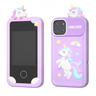 WOWKIDS παιδικό smartphone με κάμερα P1 Plus, 2.8" οθόνη αφής, μωβ