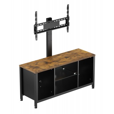 BRATECK έπιπλο τηλεόρασης με βάση WP2006ST-BR, 37-75", 115x38x131.3cm, καφέ