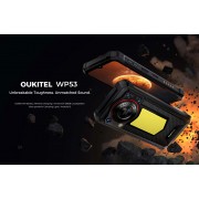OUKITEL smartphone WP53 με ηχείο 3W, 6.52", 8/128GB, 11000mAh, IP68/IP69K/MIL-STD-810H, μαύρο