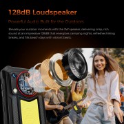 OUKITEL smartphone WP53 με ηχείο 3W, 6.52", 8/128GB, 11000mAh, IP68/IP69K/MIL-STD-810H, μαύρο