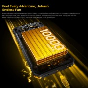 OUKITEL smartphone WP60, 7.2", 8/256GB, 5G, 10000mAh, IP68/IP69K/MIL-STD-810H, κίτρινο