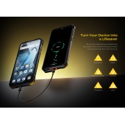 OUKITEL smartphone WP60, 7.2", 8/256GB, 5G, 10000mAh, IP68/IP69K/MIL-STD-810H, κίτρινο