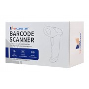 GTCODESTAR barcode scanner X-9701B, 1D & 2D, ενσύρματο & ασύρματο, Bluetooth, 2000mAh, μαύρο