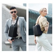 ARCTIC HUNTER τσάντα Crossbody XB00541, με θήκη tablet, 4L, μαύρη