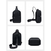 ARCTIC HUNTER τσάντα Crossbody XB00678, 2.4L, μαύρη