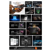 RUGONE smartphone Xever 7, 6.67", 12/512GB, 5G, 5550mAh, IP68/IP69K/MIL-STD-810H, μαύρο