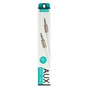 USAMS καλώδιο ήχου 3.5mm YP-01, AUX, 1m, λευκό