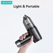 USAMS 2 σε 1 σκουπάκι χειρός & air duster ZB291, 60W, 4000mAh, μαύρο