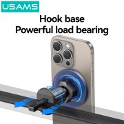 USAMS βάση smartphone αυτοκινήτου US-ZJ081, αεραγωγών, μαγνητική, μαύρη