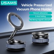 USAMS βάση smartphone αυτοκινήτου ZJ084 για ταμπλό, μαγνητική, μαύρη