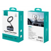 USAMS βάση smartphone αυτοκινήτου ZJ084 για ταμπλό, μαγνητική, μαύρη