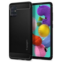 Spigen Rugged Armor Galaxy A51 Matte Μαύρη (ACS00563)