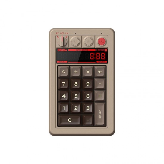 8BitDo Retro 18 Mechanical Numpad 2.4G/USB/Bluetooth C64 Edition