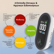 Ανιχνευτής Μονοξειδίου Άνθρακα Plug-In 3-σε-1 με Οθόνη HD