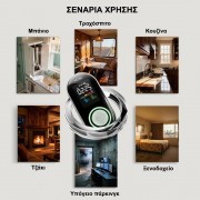 MOES Αυτόνομος Ανιχνευτής Μονοξειδίου & Φυσικού Αερίου Plug-In 4-σε-1 με LCD