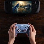 8BitDo Ultimate 2C Wireless Controller για Windows/Android (2.4Ghz/Bluetooth/Hall Effect Μοχλοί/Δόνηση Rumble) Blueberry