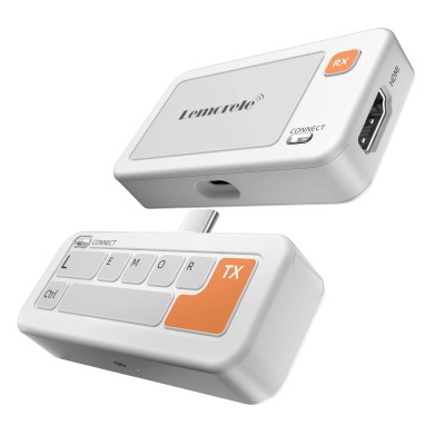 Lemorele P400 Ασύρματος Μεταδότης Οθόνης με Type-C Transmitter και HDMI Receiver (Plug & Play) 1080P/60Hz/50μέτρα