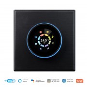 Moes WiFi Θερμοστάτης κατάλληλος για ατμολέβητα νερού, αερίου και ηλεκτρική θέρμανση (WHT-7000-GC-BK-EN)