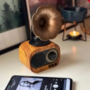 Old Street Audio AS70 Old-school Bluetooth Ηχείο Ξύλινο (5W/Μπαταρία 1200mAh/Bluetooth 5.4/FM Radio/USB/TF/AUX/TWS)