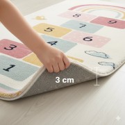 Giggles & Co. Παιδικό Game Mat “Playground Steps” – Μαλακό 3εκ. (150 x 200 εκ.)