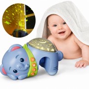 FunMuch Παιδικός LED Προτζέκτορας Αστεριών με Μουσική, Λευκούς Ήχους και Τηλεχειριστήριο - Ελεφαντάκι
