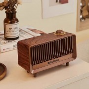Old Street Audio AS25 Old-school Ασύρματο Ηχείο Ξύλινο (10W/Μπαταρία 1800mAh/Bluetooth 5.4/FM Radio/USB/TF/AUX/TWS)