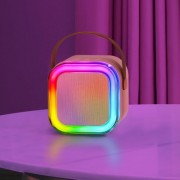 Skysonic K8 Καραόκε Ηχείο Bluetooth με 2 Ασύρματα Μικρόφωνα (Led RGB Light/1200mAh/Type-C) Γαλάζιο