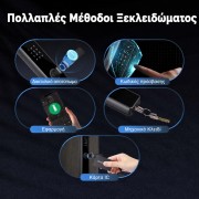 MOES Smart Door Lock WiFi/Zigbee με Fingerprint & Remote Unlock