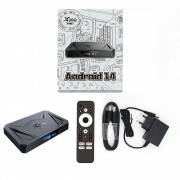 X96Q Pro+ 4GB/64GB Android TV Box 8K Wi-Fi (Android 14, Gigabit Ethernet, BT 5.0, H728 Octa Core)