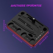 Βάση Φόρτισης PS5 / PS5 Slim & PS Portal με Ψύξη και RGB JYS-P5225 Μαύρη