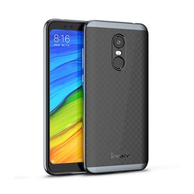 iPaky Neo Hybrid cover θήκη με PC Frame για Xiaomi Redmi 5 Plus / Redmi Note 5 (single camera) γκρι