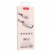 XO Design USB Cable - NB10 micro USB 2.4A 2M Ροζ-Χρυσό
