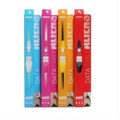 USB Cable REMAX ALIEN – Micro USB – Ροζ