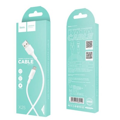 HOCO X25 Soarer - USB σε Type C καλώδιο 1m λευκό