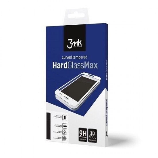 3MK HardGlass Max Xiaomi Mi9 black / black, FullScreen Glass