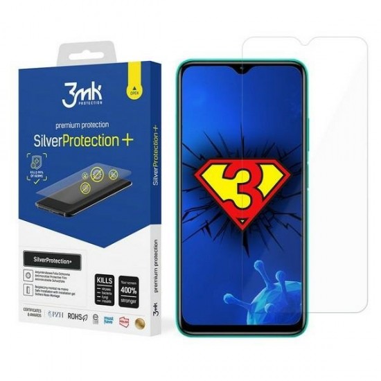 3MK Silver Protect + Xiaomi Redmi 9T Wet-mounted Antimicrobial Film