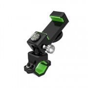 Adjustable phone bike mount holder for handlebar with copass green