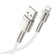 Baseus Cafule Metal Data USB cable - Lightning 2.4 A 1 m white (CALJK-A02)