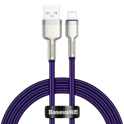 Baseus Cafule Series Metal Data Cable USB - Lightning 2.4A 1 m violet (CALJK-A05)