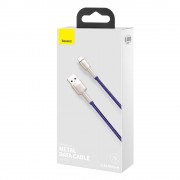 Baseus Cafule Series Metal Data Cable USB - Lightning 2.4A 1 m violet (CALJK-A05)