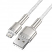 Baseus Cafule Series Metal Data Cable USB - Lightning 2.4A 2 m white (CALJK-B02)