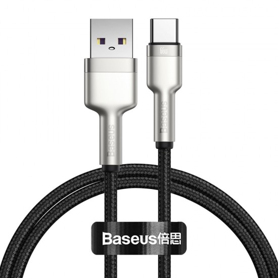Baseus Cafule Series Metal Data USB - USB Typ C 66W cable 1m black (CAKF000101)