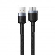 Baseus Cafule durable nylon cable USB 3.0 / micro USB SuperSpeed 2 A 1 m gray cable (CADKLF-D0G)