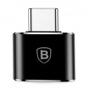Baseus Converter USB to USB Type-C Adapter Connector OTG black (CATOTG-01)