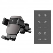 Baseus Cube gravity car holder for the ventilation grille air supply for the phone black (SUYL-FK01)