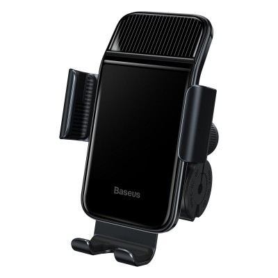 Baseus Electric Bike Smartphone Holder with Integrated Solar Panel 150mAh Black (SUZG010001)